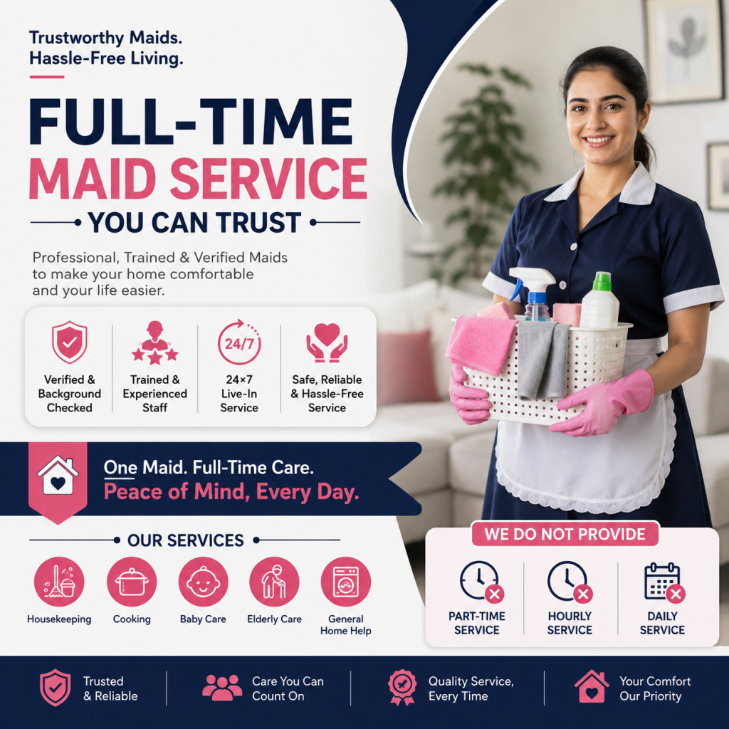 Full Time Maid service